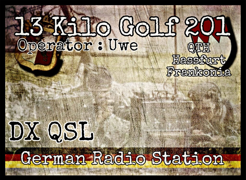 QSL-Karte der CB Funkfreunde Haßberge