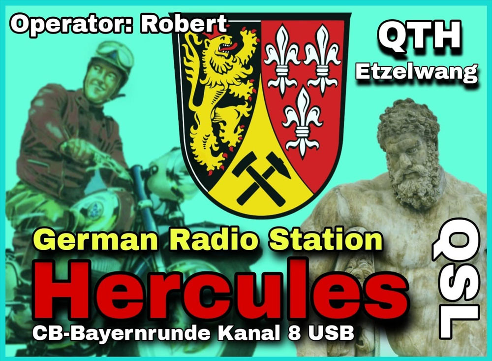 QSL-Karte der CB Funkfreunde Haßberge