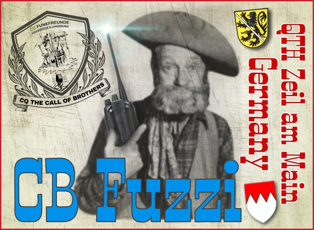 QSL-Karte der CB Funkfreunde Haßberge