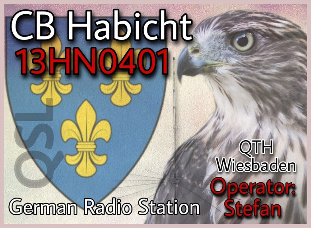 QSL-Karte der CB Funkfreunde Haßberge