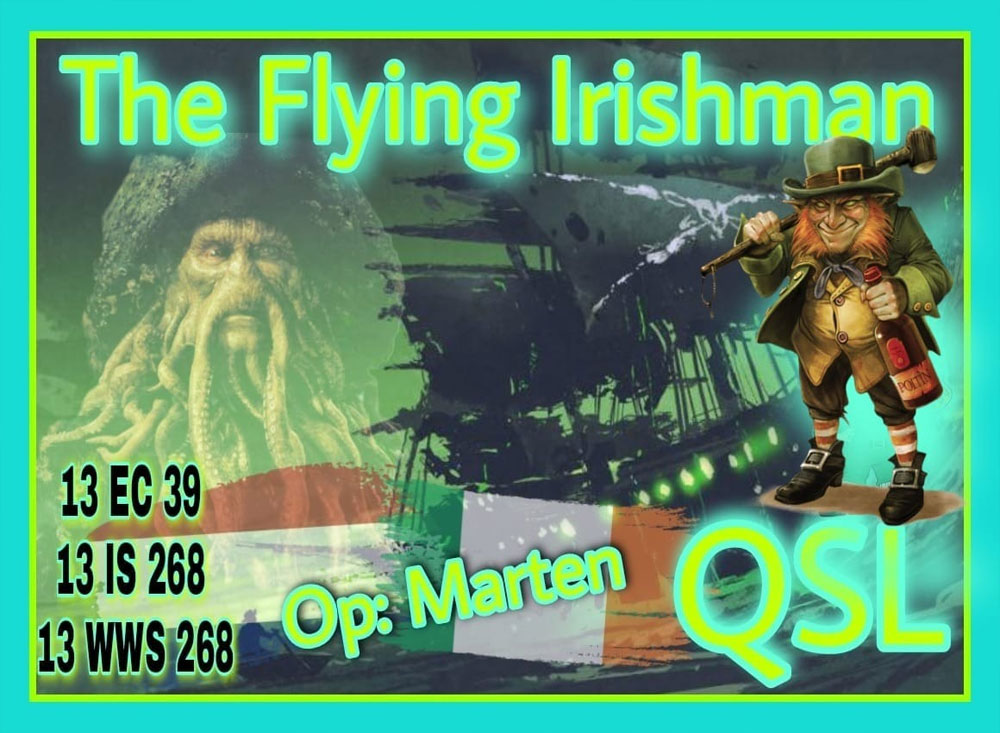 QSL-Karte der CB Funkfreunde Haßberge