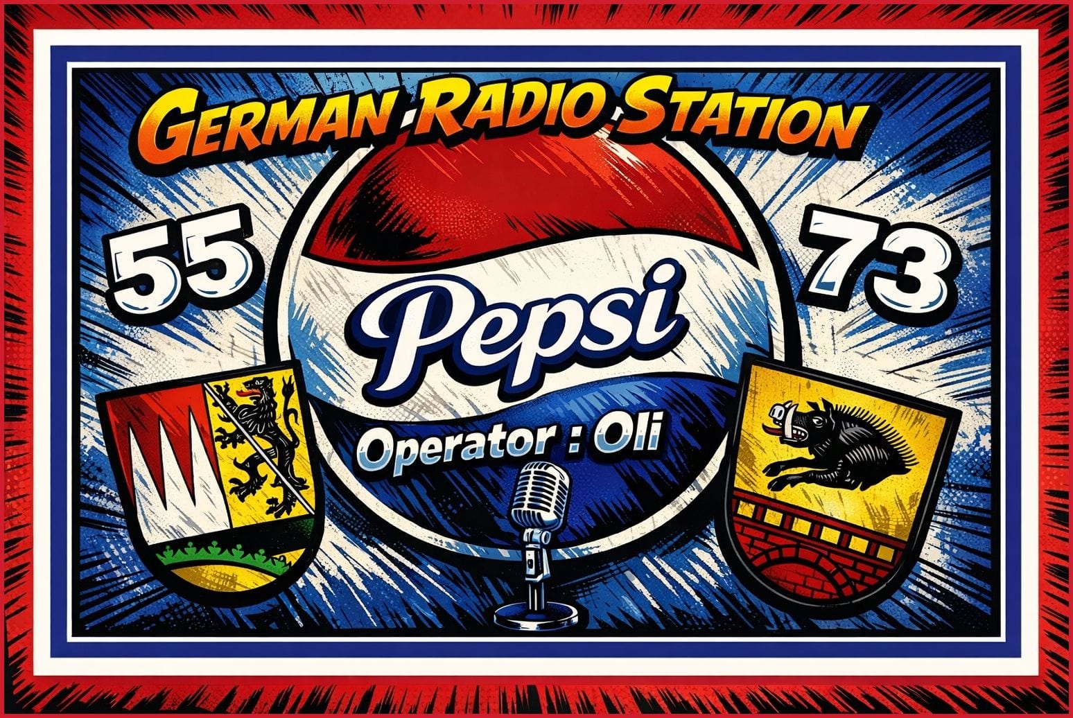 QSL-Karte CB Pepsi