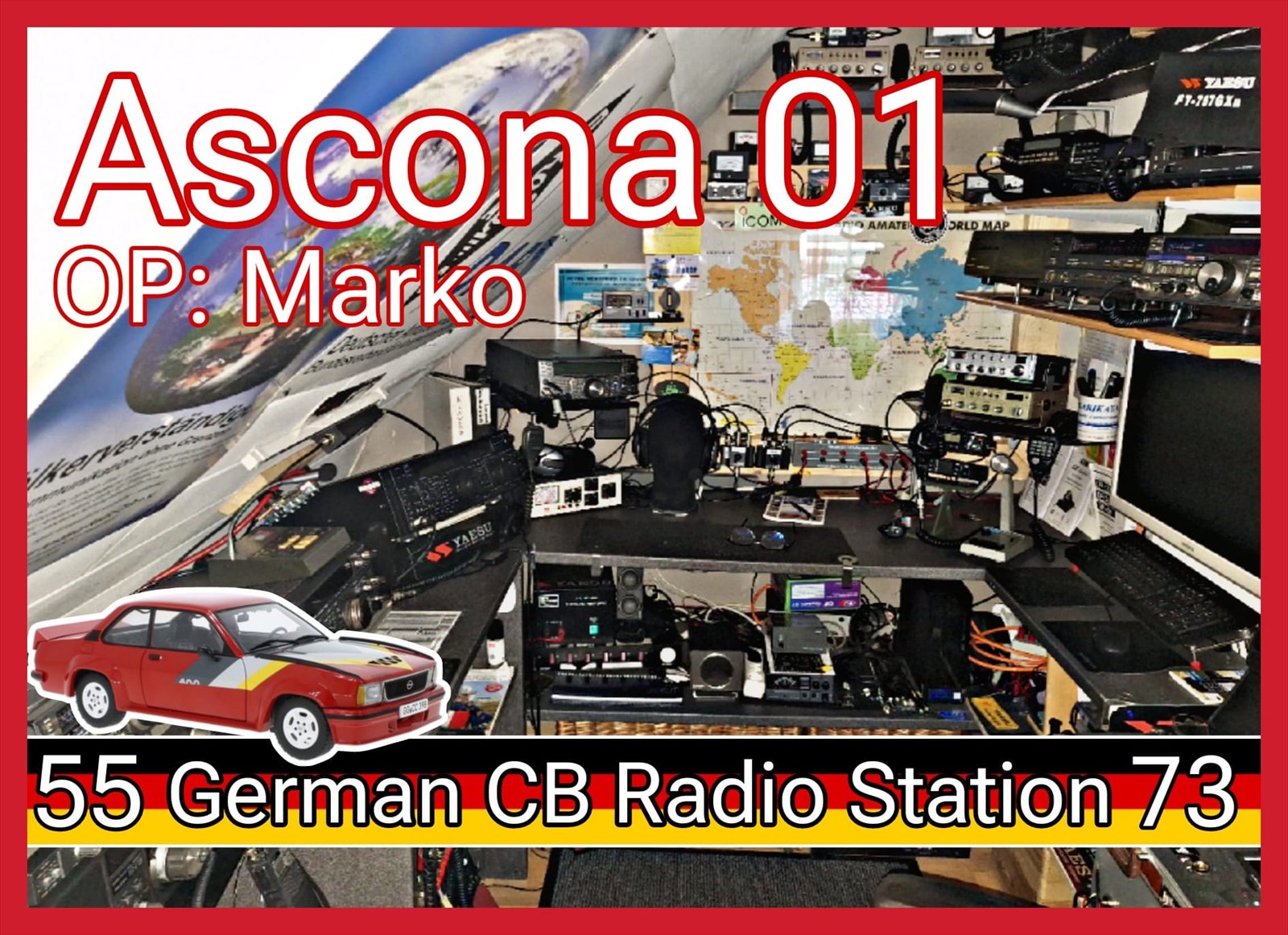 QSL-Karte der CB Funkfreunde Haßberge