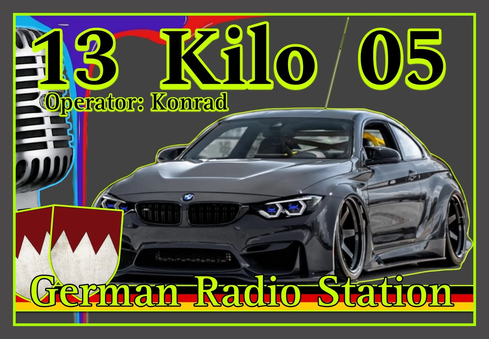 QSL-Karte der CB Funkfreunde Haßberge