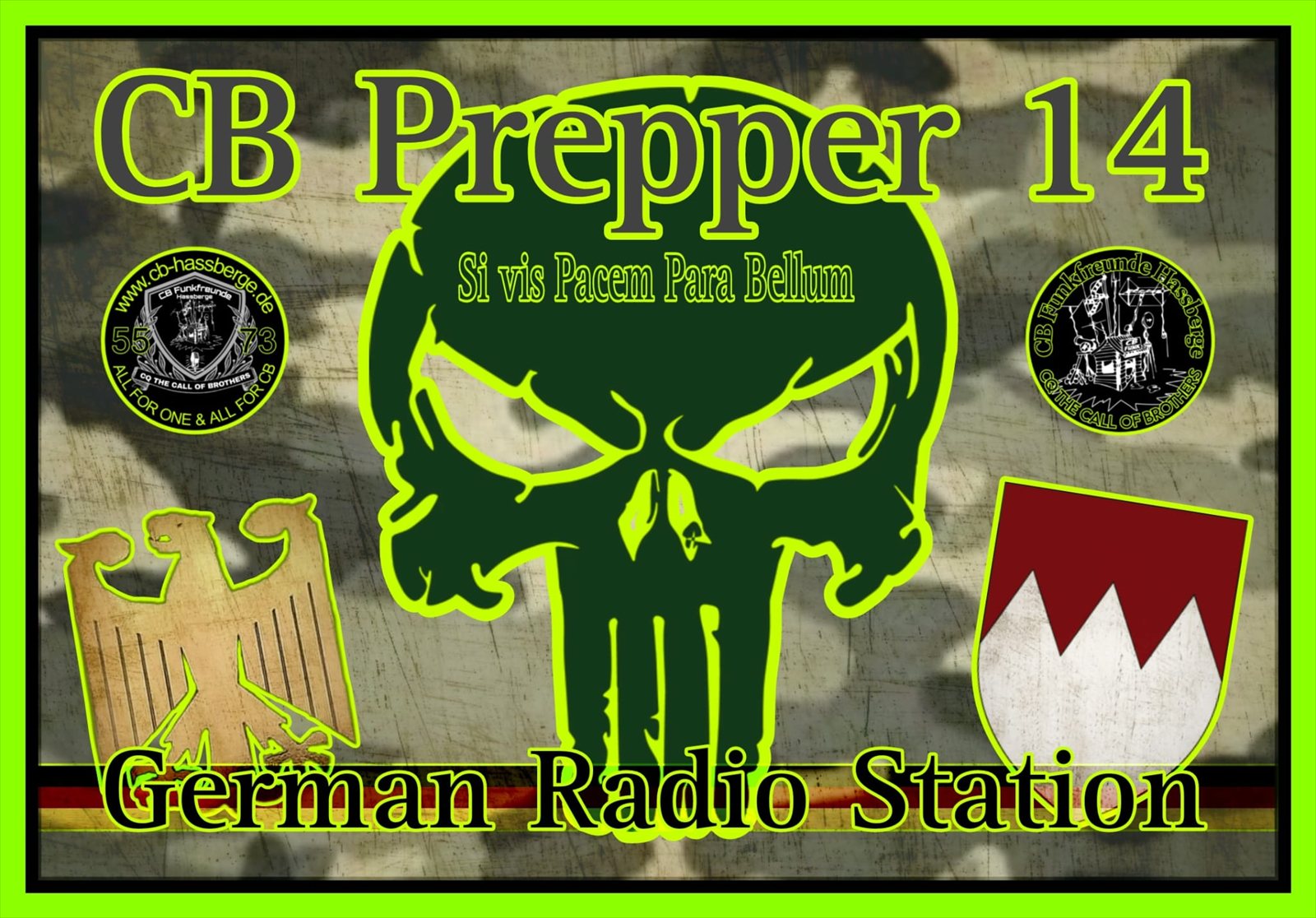 QSL-Karte der CB Funkfreunde Haßberge