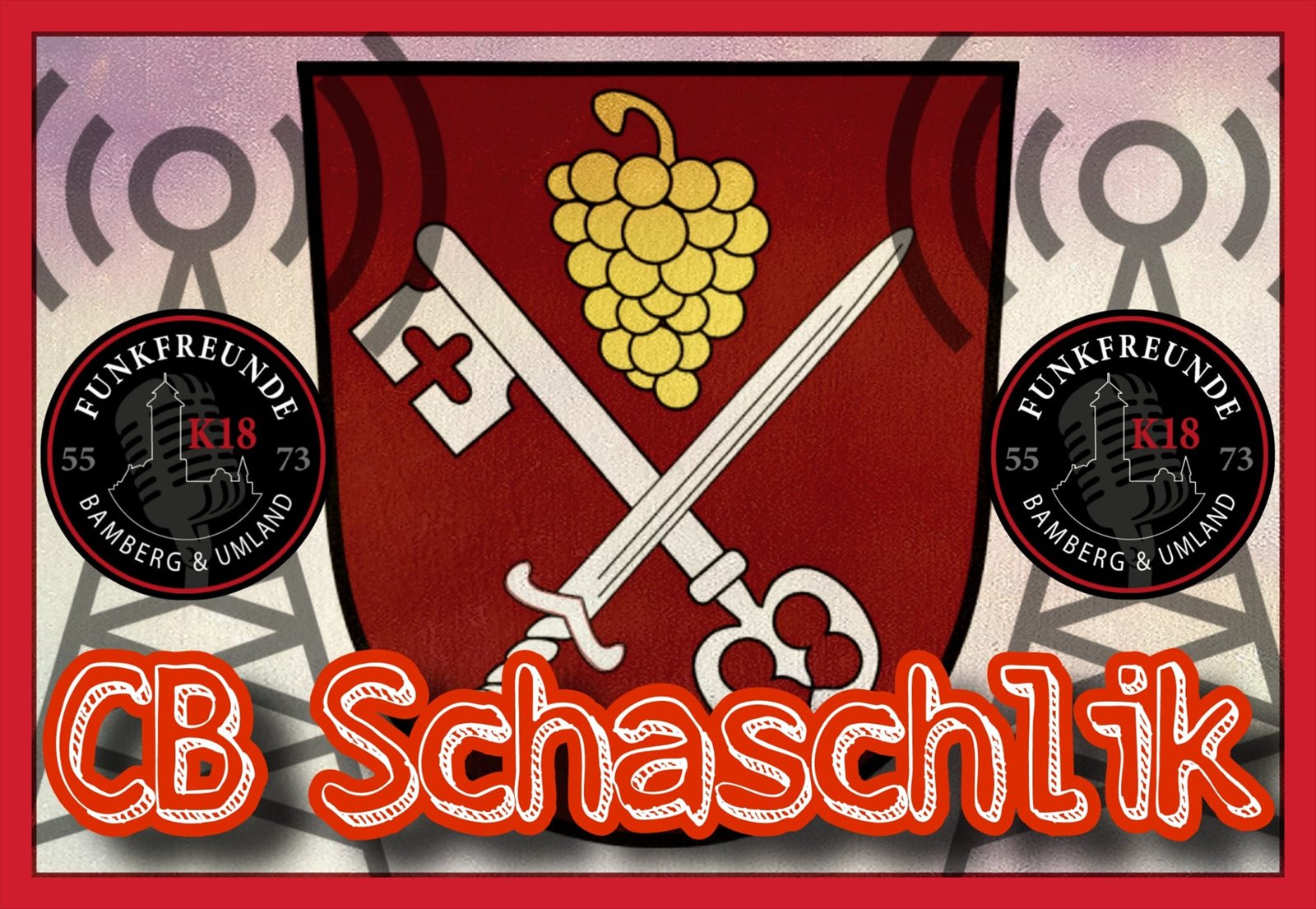 QSL-Karte der CB Funkfreunde Haßberge