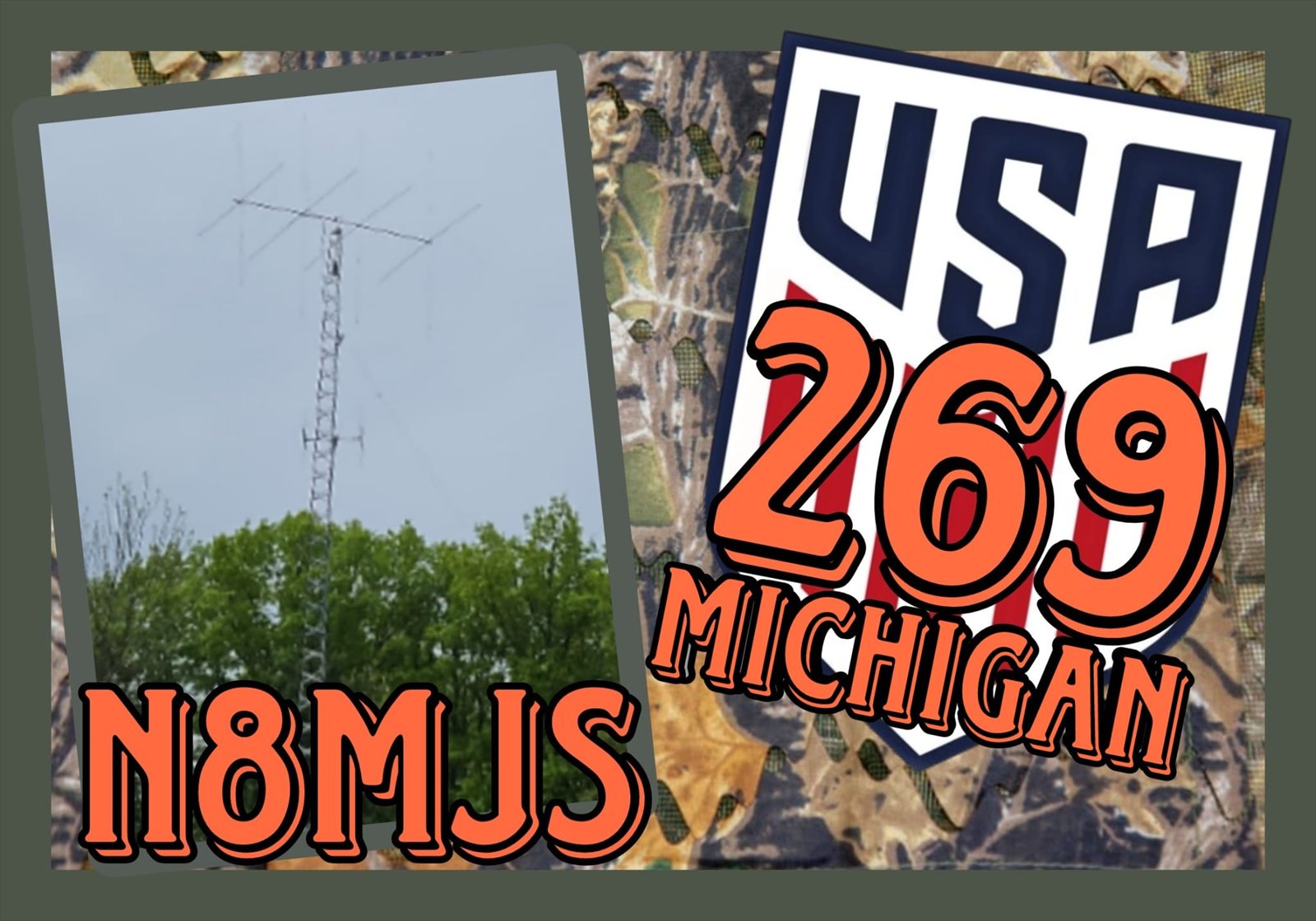 QSL-Karte der CB Funkfreunde Haßberge